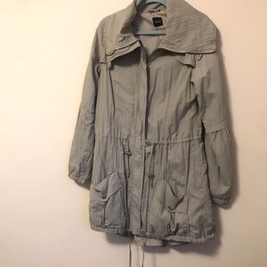 Beige fall jacket